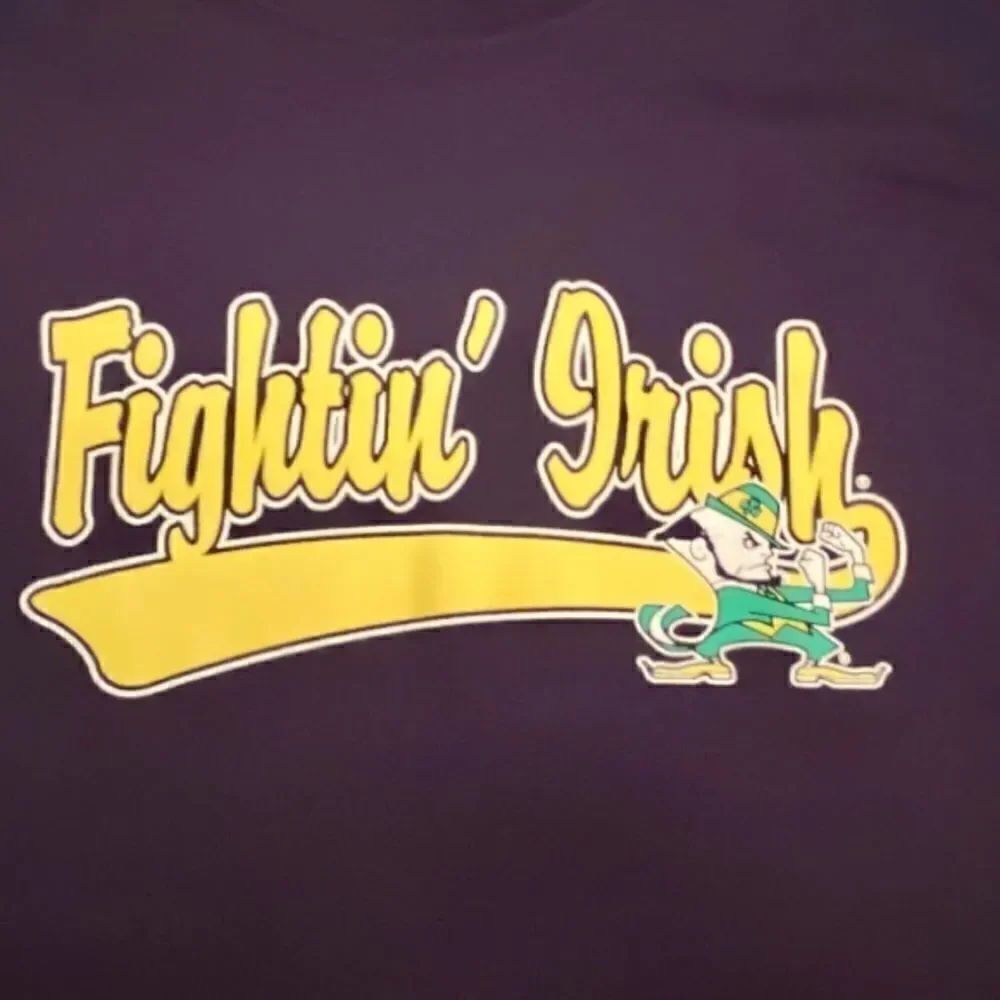 Notre dame Fighting Irish Holloway T Shirt Mens XL Holloway